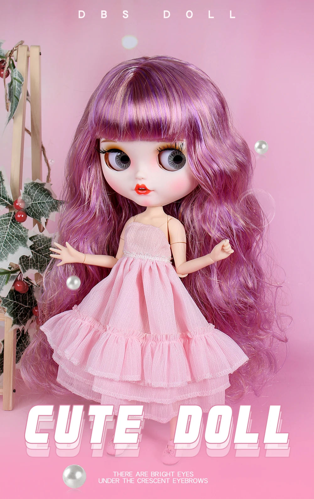 ICY DBS Blyth Doll 1/6 BJD Anime Doll Joint Body White Skin Matte Face Special Combo 30cm TOY