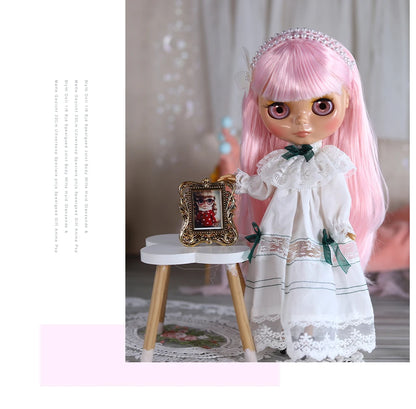 ICY DBS Blyth doll bjd joint body Tan Skin Cute Dress Clothing 1/6 30cm Girl Gift Anime SD