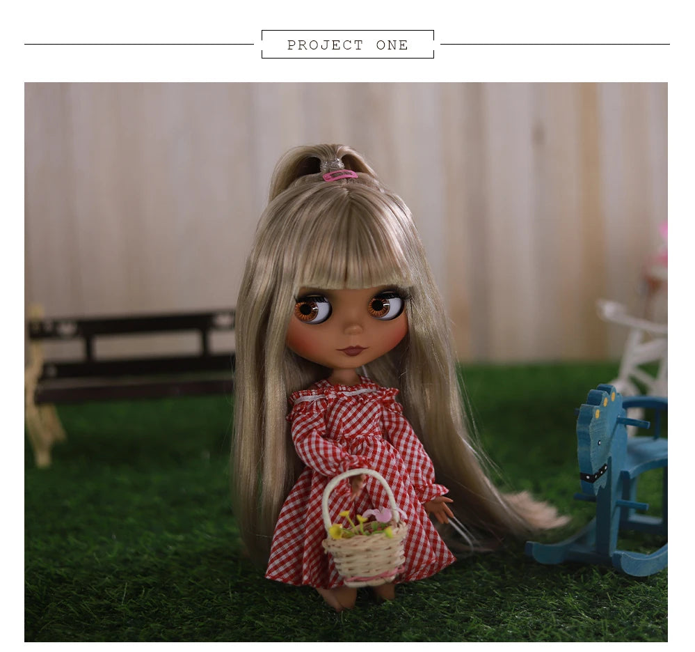 ICY DBS Blyth doll joint body temperament dress casual sports skirt toy anime set