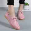 Women's Genuine Leather Loafers — Soft Pointed Toe Flats
