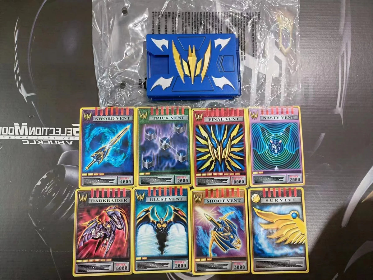 Genuine Bandai Kamen Rider Ryuki Csm Belt Box Insert Card V Buckle Dragvisor Ryuga Ouja Collection Children Toy Collect Gift