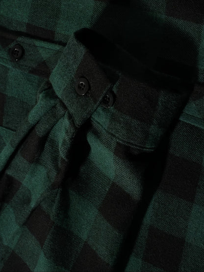 Men's Plaid Hooded Casual Shirt