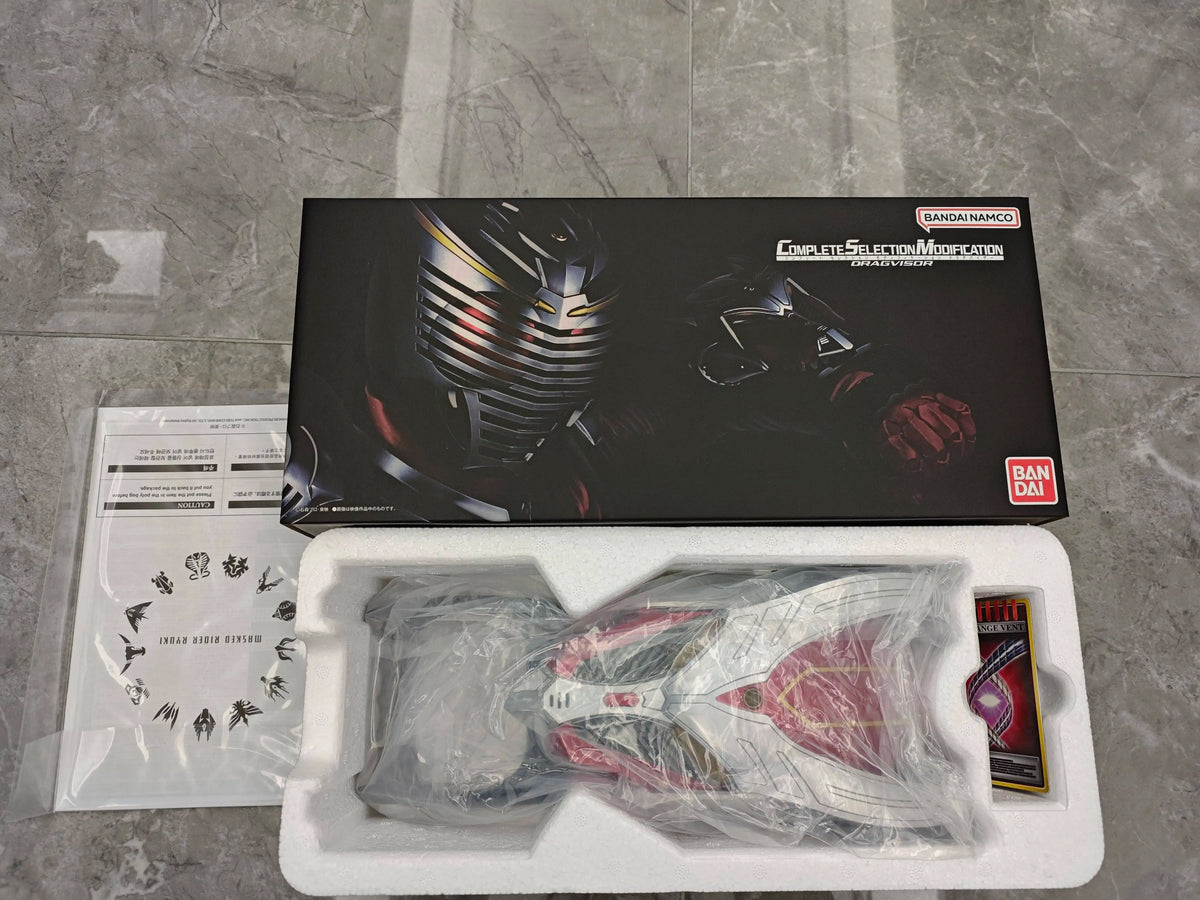 Genuine Bandai Kamen Rider Ryuki Csm Belt Box Insert Card V Buckle Dragvisor Ryuga Ouja Collection Children Toy Collect Gift