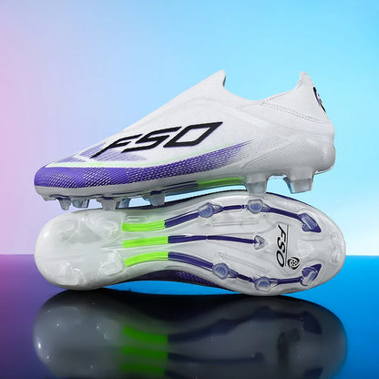 New Men Football Boots Sneakers High-quality Non-Slip Boys Cleats Hot-selling Soccer Shoes Grass Outdoor Match High-top Light