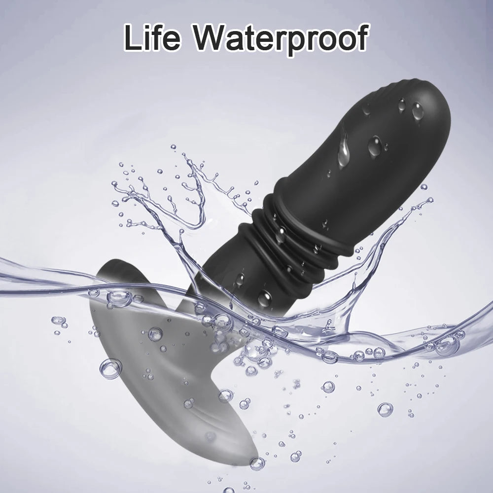 Telescopic Vibrating Butt Plug Anal APP Vibrator Ass Anal Dildo Prostate Massager Buttplug Wireless Remote Sex Toys for Women