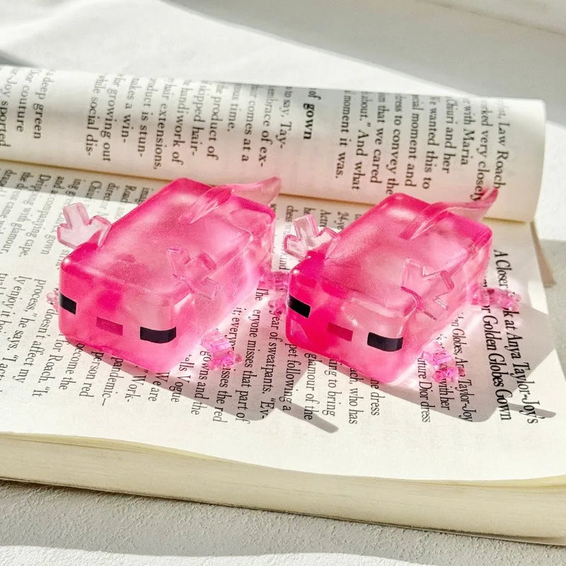 Cute Salamander Fidget Squishes Mini Tabas Squishy Axolotl Squeeze Toy Release Emotions Squishy Toys Slow Rising Decompress Toys