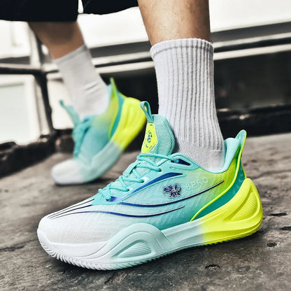 Men Basketball Shoes Unisex High Quality Sneakers Women Light Sports Shoes Outdoor Unisex Breathable Athletic Trainer Non-slip