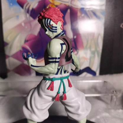 In Stock Bandai Original Genuine Banpresto Anime Yaiba Akaza Vibration Stars Plus 14cm Model Toy Figur