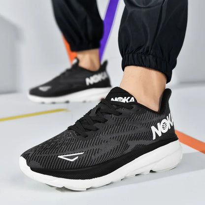 Men's Running Shoes Luxury Shoes Trainer Race Jogging Cushioning Outdoor Breathable Couple Non-Slip Sneakers Mesh Off-road Shoes