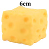 Squishy Square Cheese Squeeze Toys Slow Rebound Push Stress Relief Sensory Toy Soft Butter Cheese Fidget Toy Christmas Present