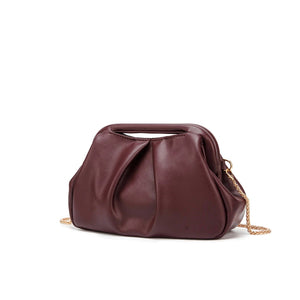 Women's PU Leather Clutch Shoulder Bag – Wedding & Evening, 9 Colors - TRYSHOPPY