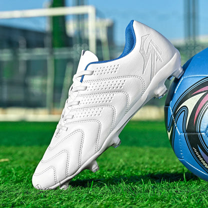 Training-specific AG/FG Soccer Boots, Breathable PU Upper, Abrasion-resistant TPU Sole, Optimized Stud Pattern for Enhanced Agi