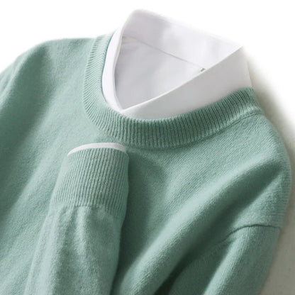 Men's Cashmere-Blend Crewneck Sweater