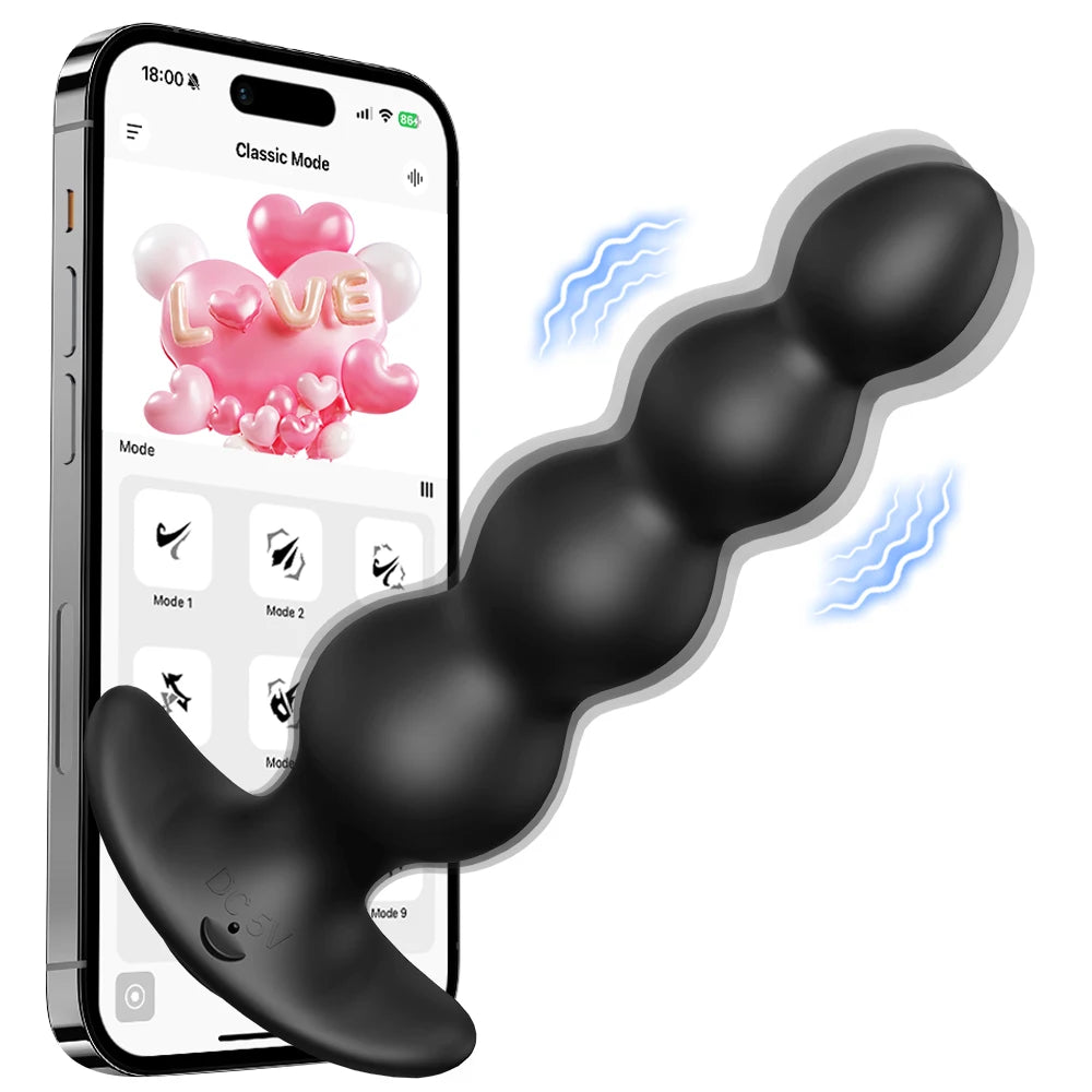 App-Controlled Vibrating Anal Beads