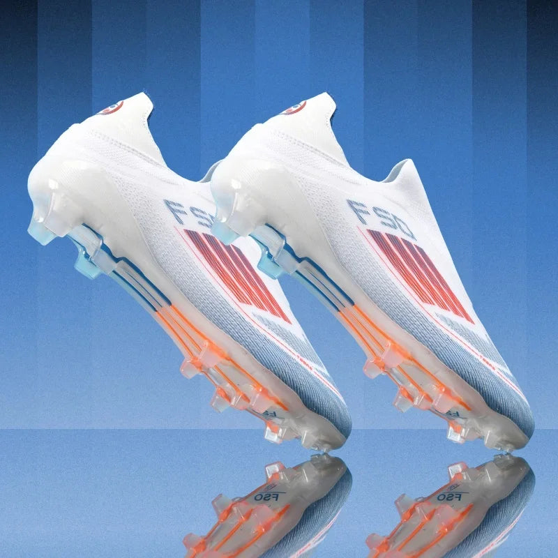New Men Soccer Shoes Match Football Boots Sport Boys Adult Long Spikes Training Outdoor Cleats Breathable Non Slip Comfortable