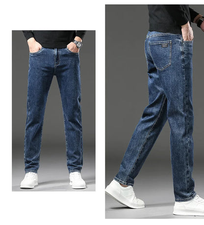 Men's Fleece-Lined Stretch Jeans