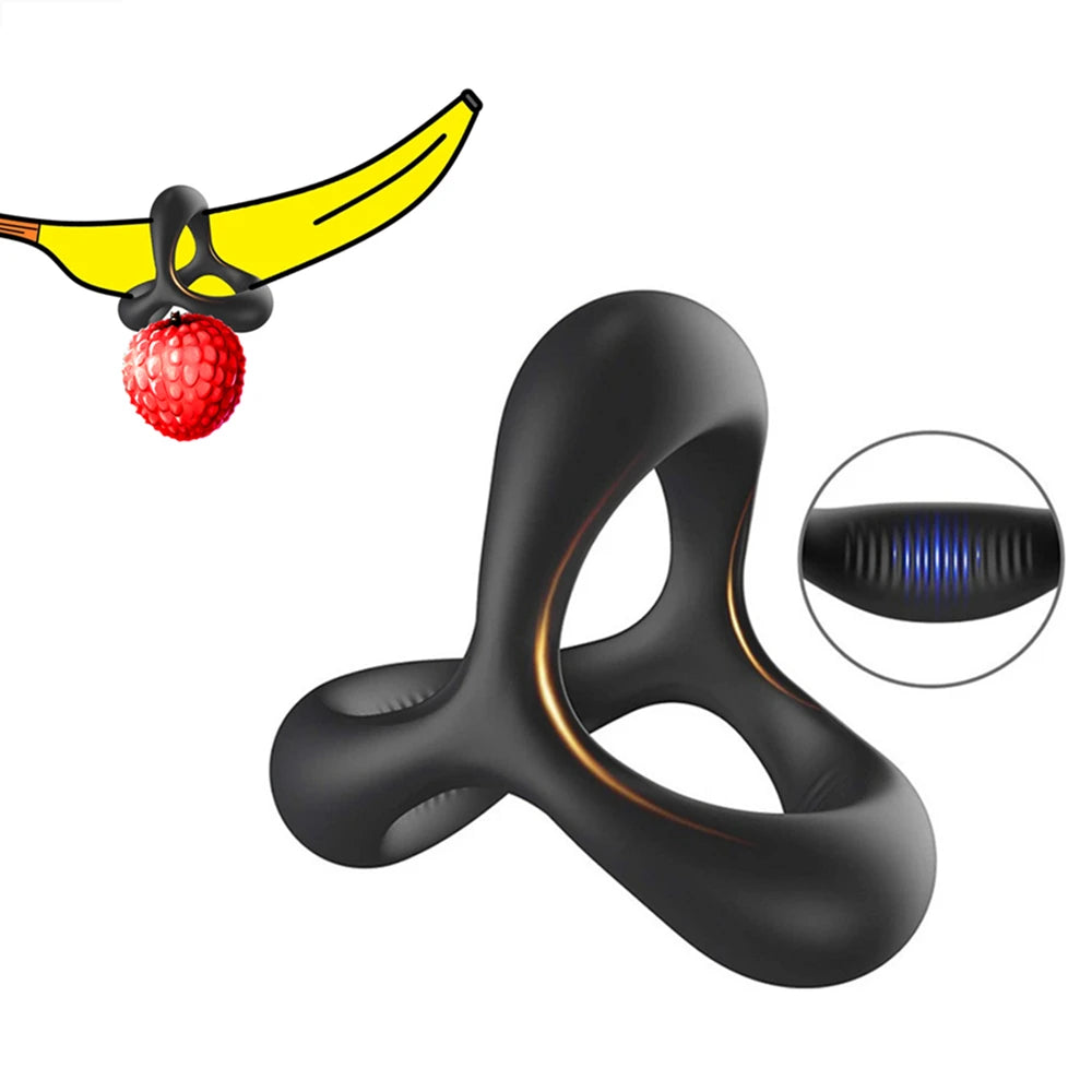 Penis Ring Reusable Silicone Semen Cock Ring Penis Enlargement Delayed Ejaculation Sex Toys For Men
