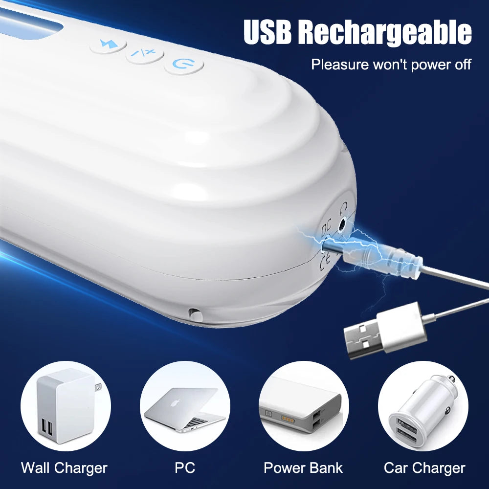 Male Masterbator Men Sex Toys Automatic Pocket Pussy Thrusting & Rotating Adult Toy Hands Free Pocket Pussy Stroker Sex Machine