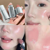 Velvet Liquid Blush Matte Sponge Head Blusher Natural Lasting Brighten Facial Contour Blush Tint Makeup