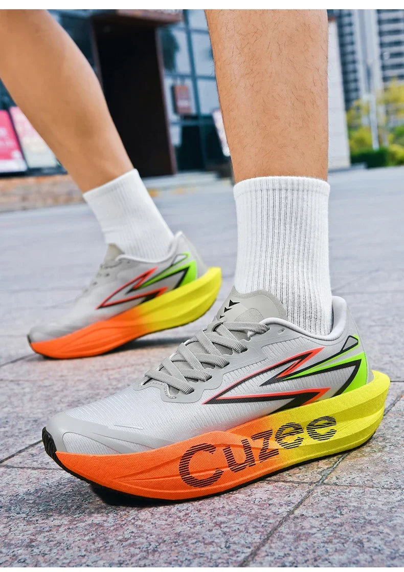 Men's Running Shoes Outdoor Sneakers Breathable Mesh Off-road Luxury shoes Trainer Shoes Couple Cushioning Race Non-Slip Fashion