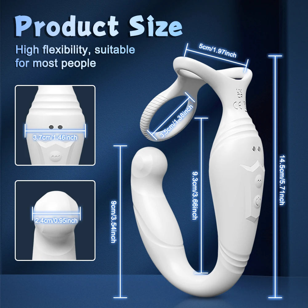 Remote-Control Rotating Prostate Massager