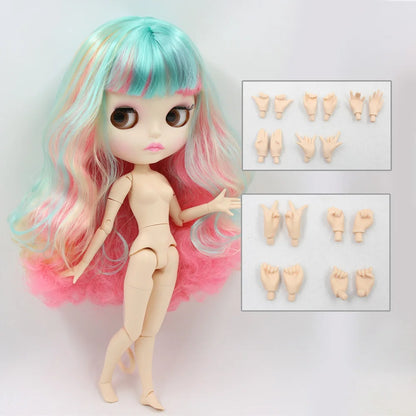 ICY DBS blyth doll 1/6 joint body white skin toy customized doll 30cm bjd random eyes colors anime toy girls gift