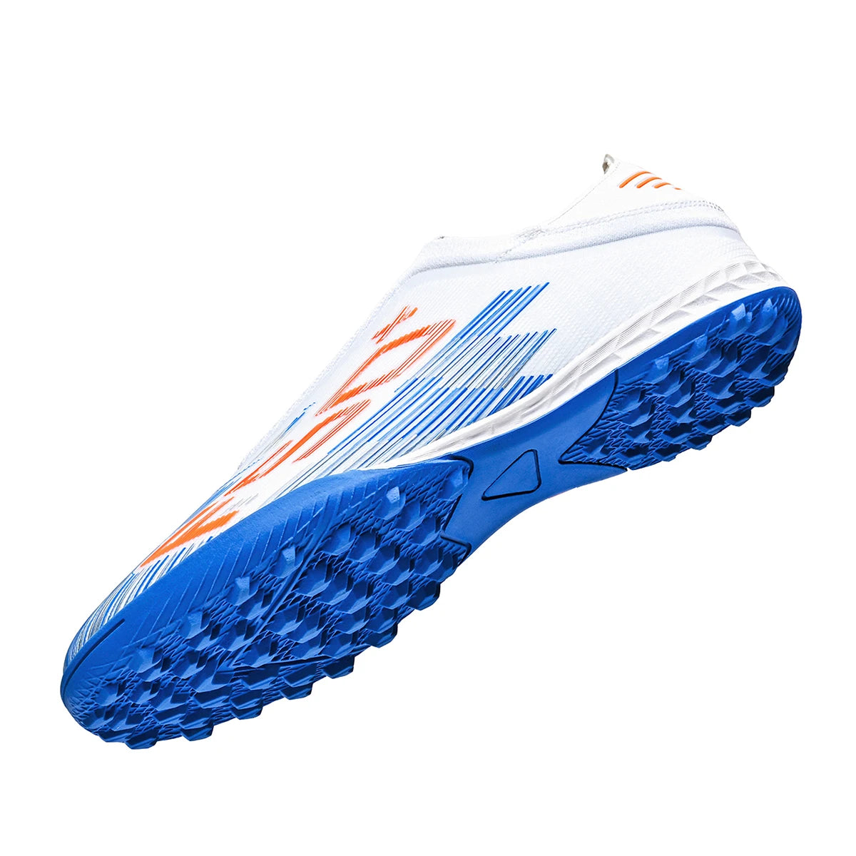 Unisex Adult TF Soccer Shoes Air-permeable PU Blended Fabric Dense Rubber Stud Anti-slip Wearproof Artificial Turf Daily Trainin
