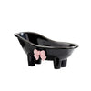 1Pc Cute Plastic Bathroom Soap Dish - Bowknot Design Soap Holder with Creative Drainage - Bathroom Accessories Tray
