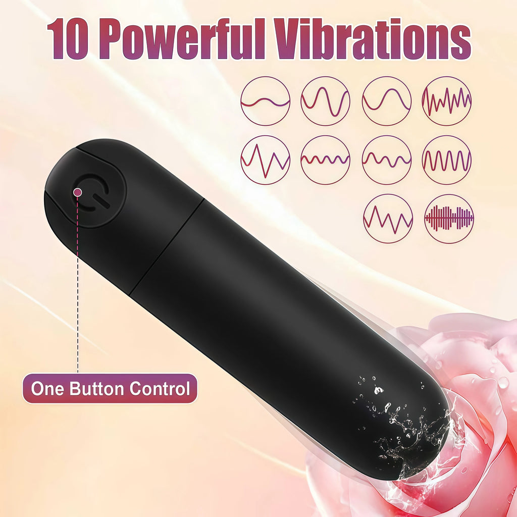 Powerful Mini Bullet Vibrator for Women 10 Modes G-Spot Clit Stimulator Vibrating Egg Vaginal Masturbation Massage Adult Sex Toy