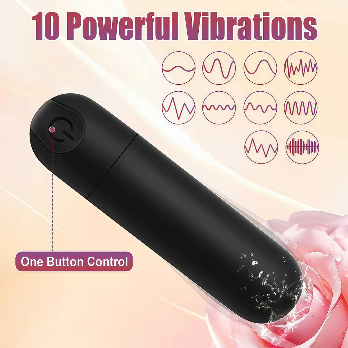 Powerful Mini Bullet Vibrator for Women 10 Modes G-Spot Clit Stimulator Vibrating Egg Vaginal Masturbation Massage Adult Sex Toy