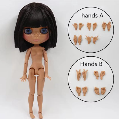 ICY DBS Blyth Doll 1/6 BJD Joint Body White Skin Tan Skin Dark Skin Matte Face Nude Doll 30cm Anime Toy Girls Gift