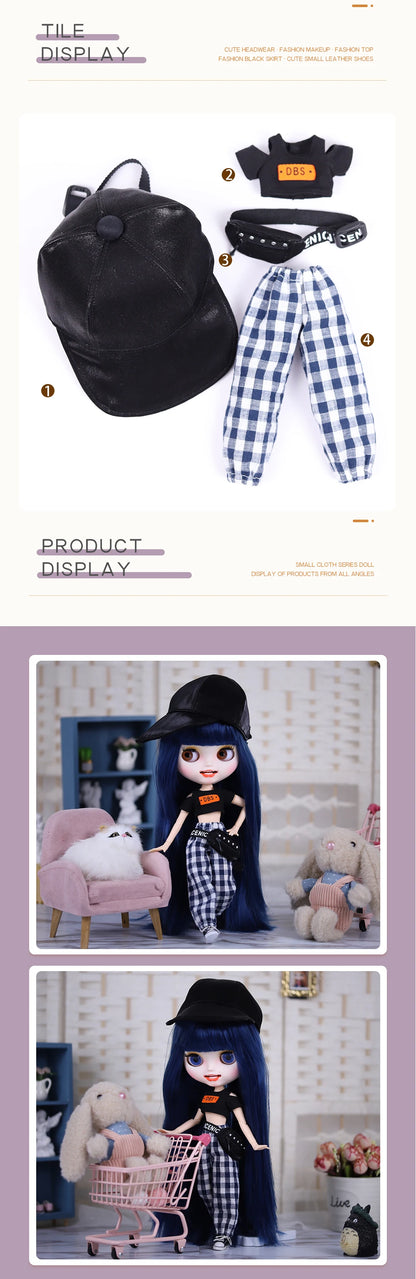 DBS Dress for Blyth Doll ICY Licca Set Casual Clothing Anime Doll Clothes