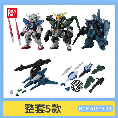 Bandai Gashapon Mobile Suit Ensemble (MSE) Gundam RX-78-2 Strike Hi-Nu Wing Astray ZZ Barbatos Assemble Model Kit Toy