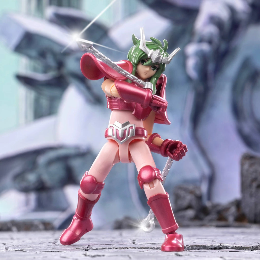 Original Blokees Gold Saint Action Figure Champion Saori Kido Seiya Mu Aiolia Assembly Figure Children Toys Birthday Gift