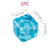 Squishy Snowflake Ice Cubes Slow Rising Sensory Fidget Toy Soft Ice Cubes Stress Relief Squeeze Toy Hand Exercise Calming Tool