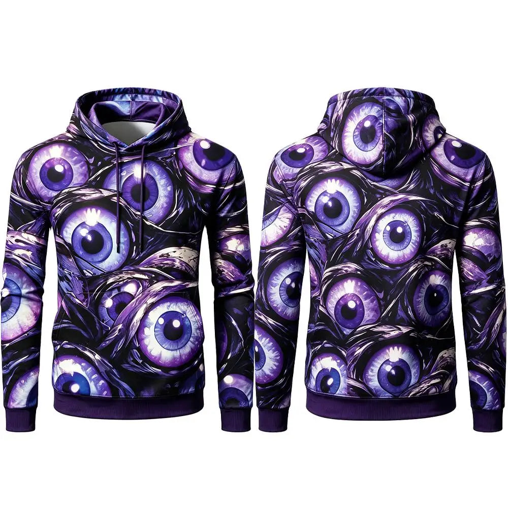 Halloween Monster Graphic Hoodie