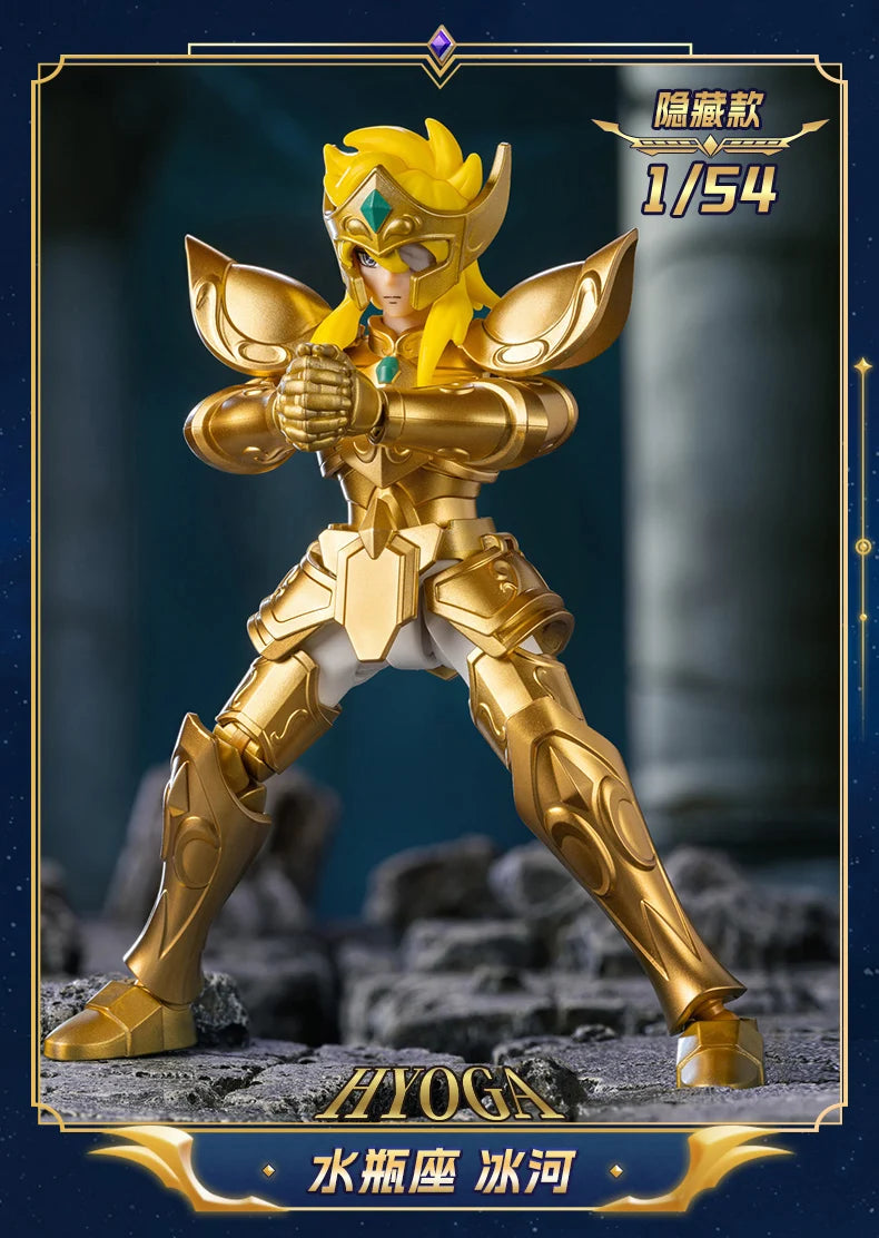 Original Blokees Gold Saint Action Figure Champion Saori Kido Seiya Mu Aiolia Assembly Figure Children Toys Birthday Gift
