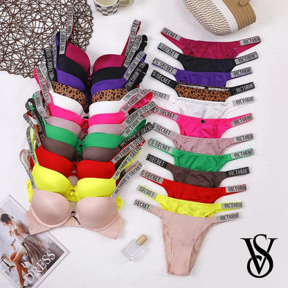Women's Seamless Underwire Bra & Panty Set