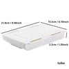 White SelfAdhesive Storage Drawer Box Makeup Pencil Tray Desk Hidden Under Desk Stand Self-adhesive Under-drawer Storage Box YH