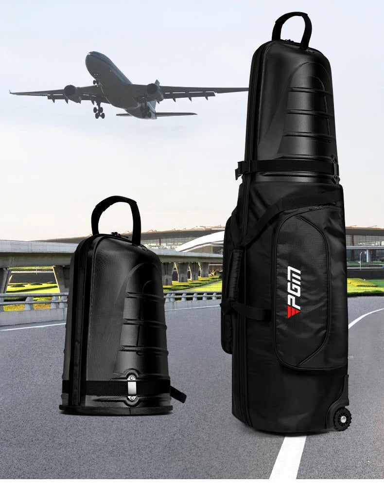 Golf Aviation Bag Men Women Hard Shell Anti Collision Squeeze Aircraft Consignment Belt Roller Skating Travel Bags HKB014