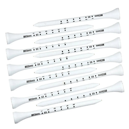 50pcs Golf Tees Durable Wooden Seats Stabilizes Ball On The Course to Maintain a Perfect Tee Level Improve Accuracy D7