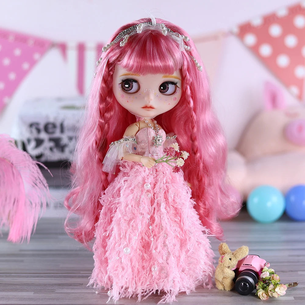 ICY DBS Blyth 1/6 doll hand-painted set dopamine girl double eyelid long eyelashes sleeping eyes doll set SD