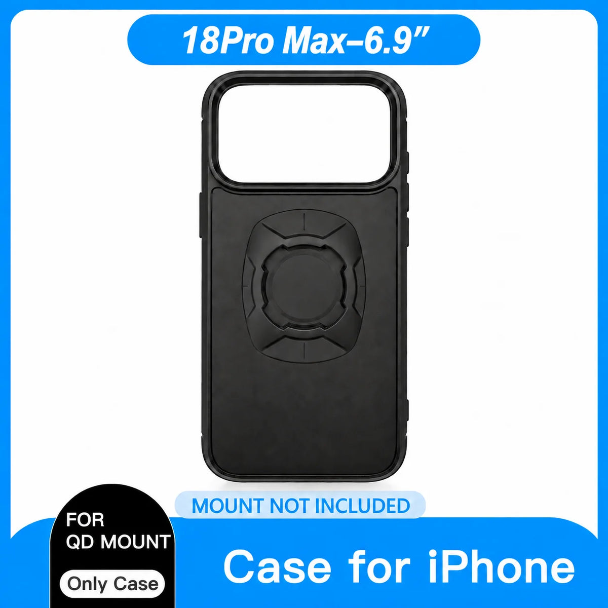 Twsit Lock Phone Case Holder MotorCycle Bicycle iPhone case Quick Lock Fit for Quad System Phone Mount/Holder 14 15 16 Pro Max