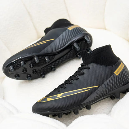 Unisex AG FG Firm Ground Soccer Cleats Wear Resistant PU Stable Studs For Men Outdoor Lawn Daily Football Sports Practice
