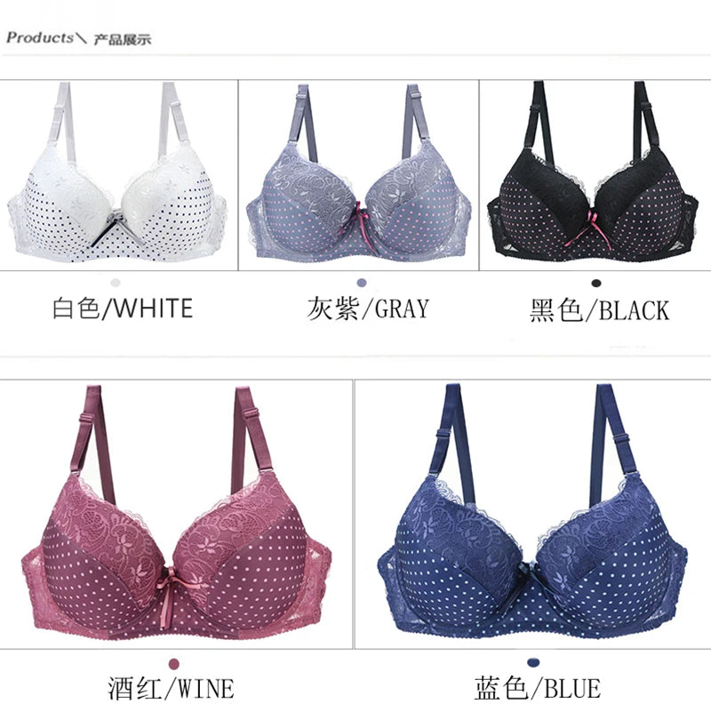 Women's Lace Padded Push-Up Bra