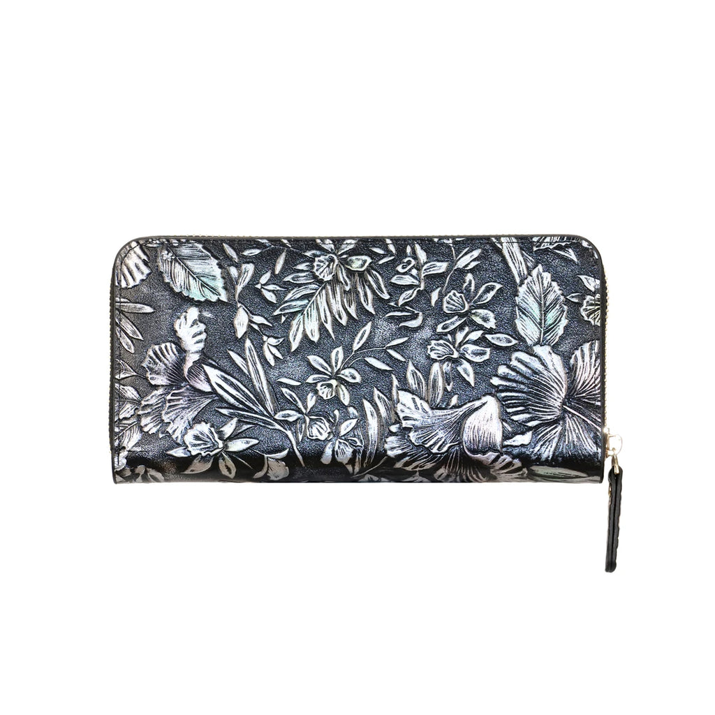 Women's Floral PU Leather Long Wallet – Large Capacity Card Holder & Coin Purse, 8 Styles