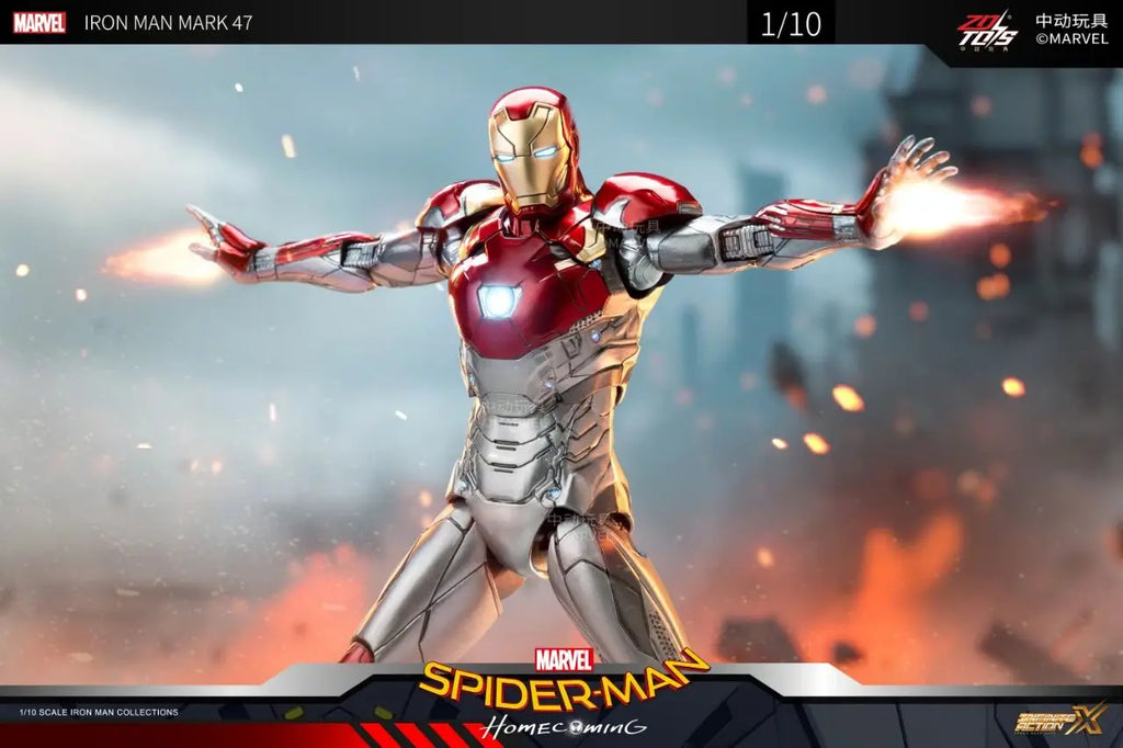 ZD Iron Man Figure Legends Iron Man Mk41 Mk47 Tank MK24 Iron Patriot 2.0 MK35 Red Snapper 1/10 Scale Iron Man Collections Gift