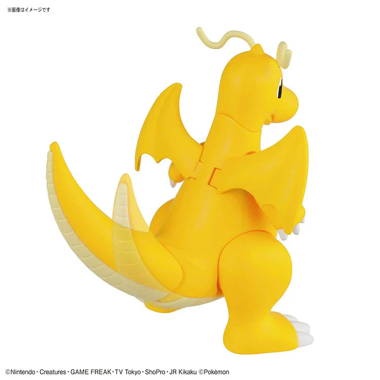 Bandai Original In Stock POKEMON Miraidon Mega Rayquaza Dragonite Charizard Anime Action Figures Assembly Model Ornaments