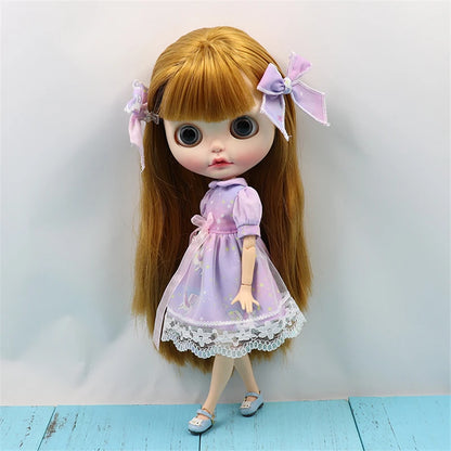 ICY DBS Blyth Doll 1/6 Clothing Joint Body Princess Dress Casual Clothing Toy Gift