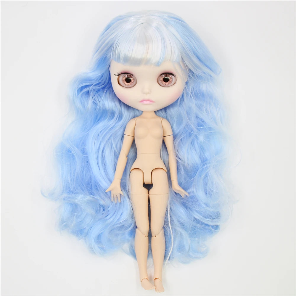 ICY DBS Blyth Doll 1/6 BJD Joint Body White Skin Tan Skin Dark Skin Matte Face Nude Doll 30cm Anime Toy Girls Gift